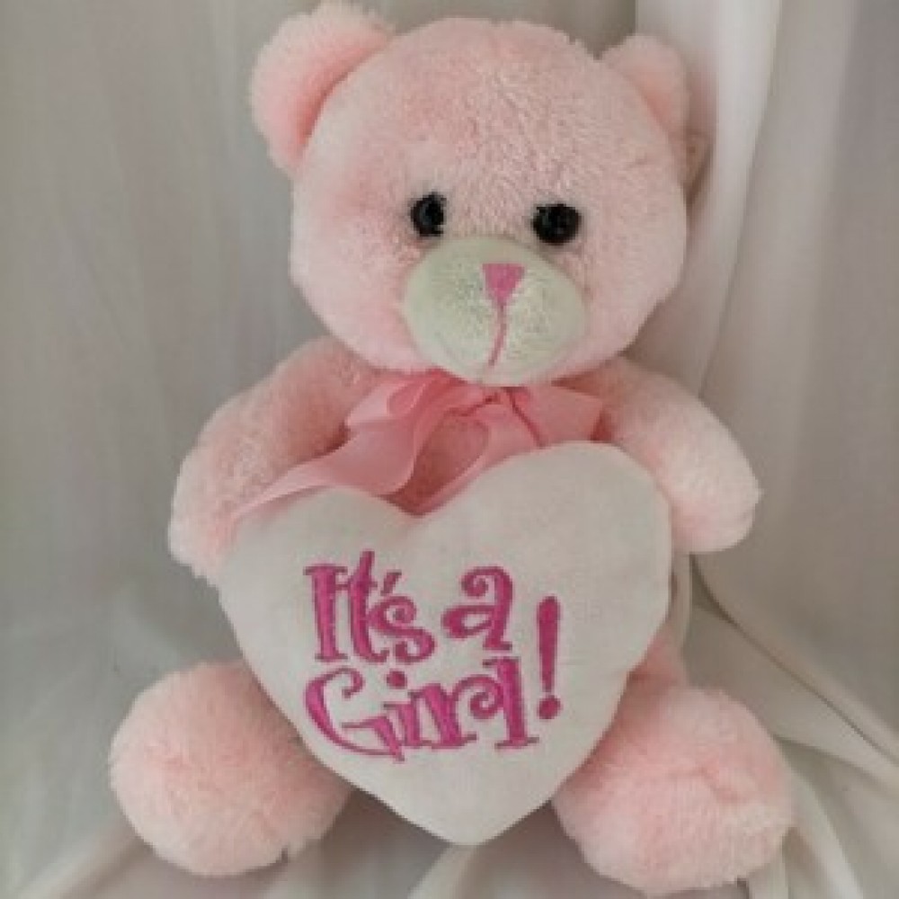 Munchkin Baby Girl Bear with Heart