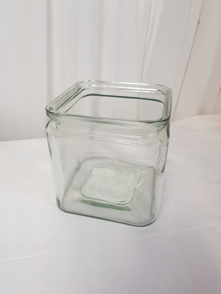 Glass Cube Vase