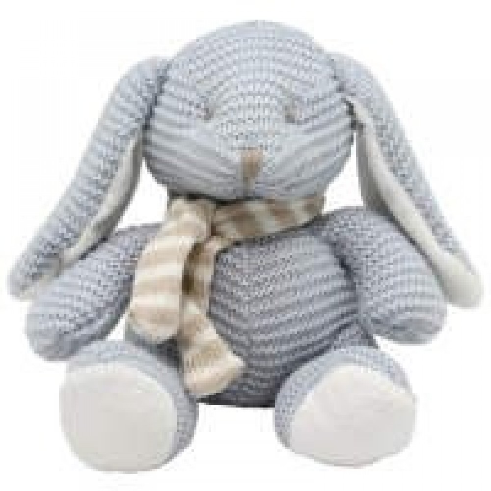 Blue Bunny With Scarf
