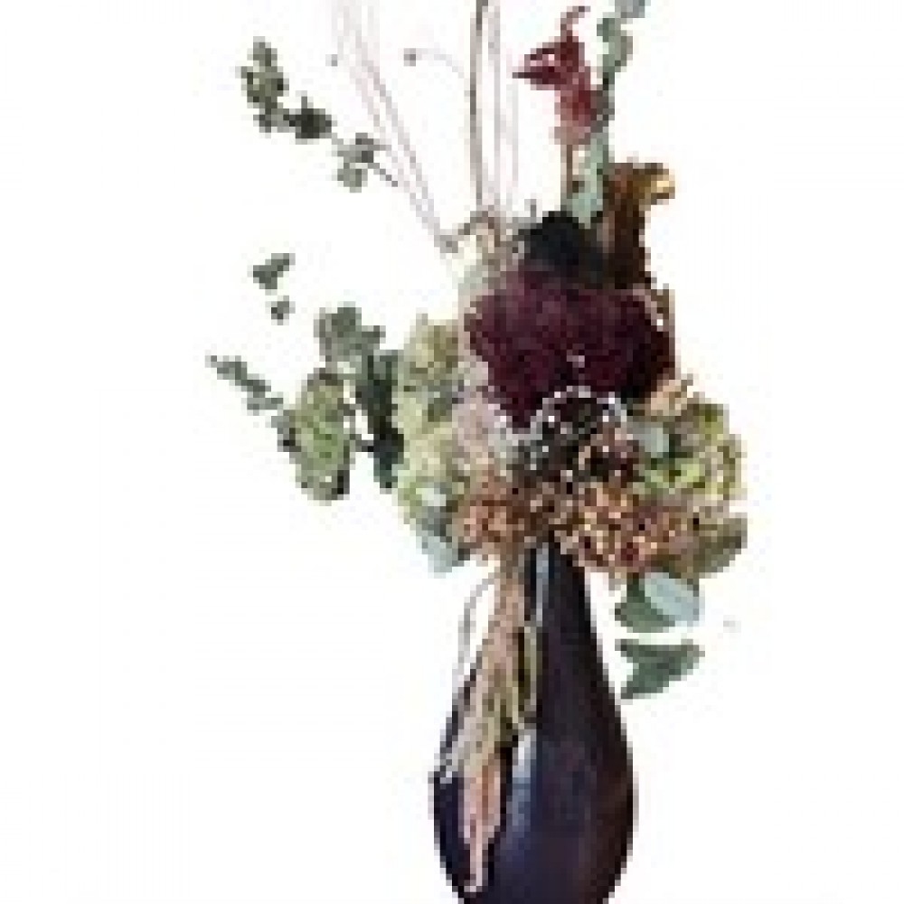 Dried Arrangement in tall Vase