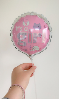 It's a Girl Balloon - 9in Its a girl balloon for a new baby