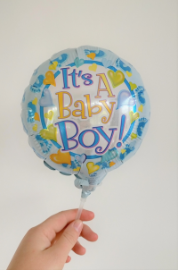 It's a Boy Balloon - 9in its a boy balloon for a new  baby