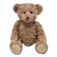 Tristan Bear - Tristan Bear. Sitting Brown Bear. NEW FABRIC. 35cm.