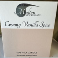 Candle - Creamy vanilla spice candle. Perfect add on