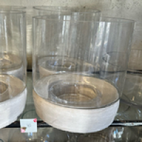 Concrete Base Vase - A large vase with a solid base ready to be filled. Perfect keepsake