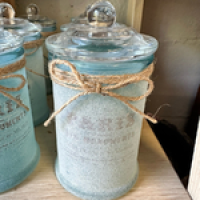 Jar/Vase - Paris jar with lid, or take the lid off and it’s a vase