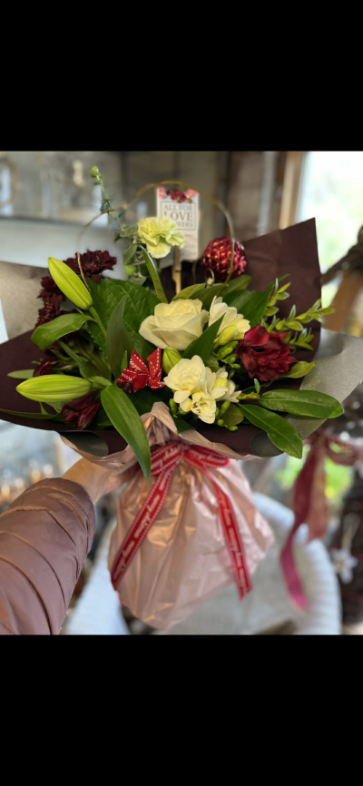 Holiday Harmony - A beautiful festive bouquet sure to impress