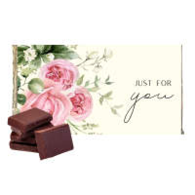 Just for you chocolate - Milk Chocolate Bar with Just For You Text. NZ Made. 135g.