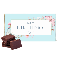 Happy Birthday Chocolate - Milk Chocolate Bar with Happy Birthday Text. NZ Made. 135g.